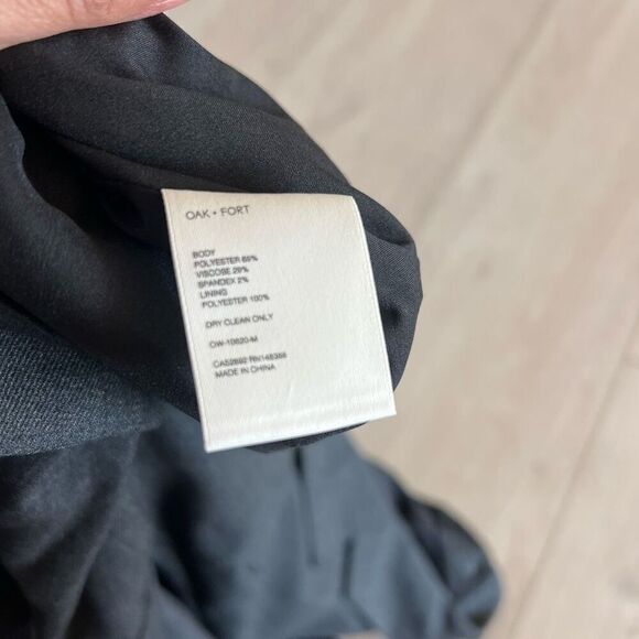 Oak + Fort dark gray  Oversized Blazer in size small - Picture 7 of 9